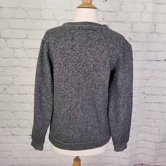 ARMANI EXCHANGE Men's Salt & Pepper Fleece Top XS - Picture 4 of 5